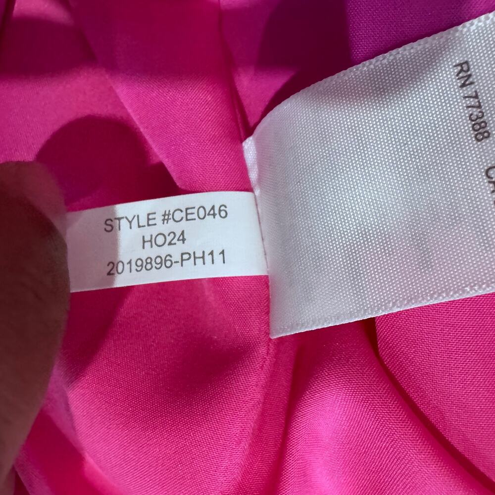 J.Crew Factory Double Breasted Blazer Womens 8P Pink CE046 NWT - Picture 6 of 9